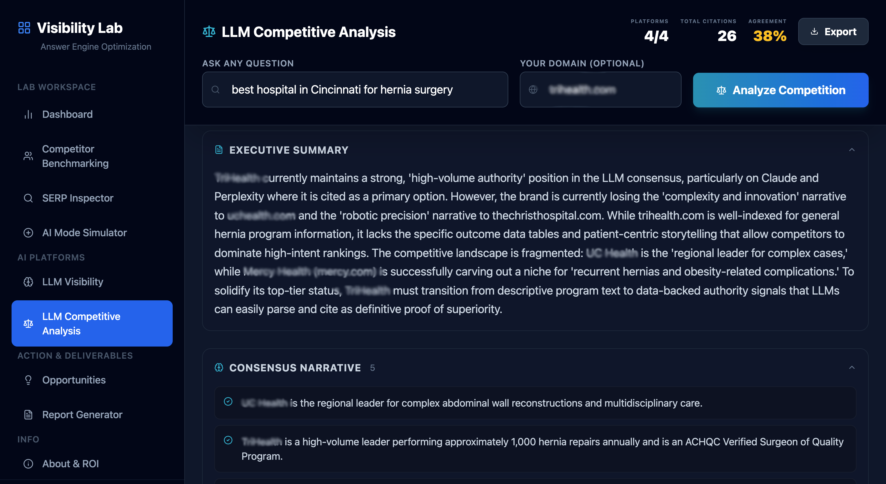 AEO Visibility Lab preview